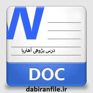درس پژوهی آهنربا علوم اول ابتدایی