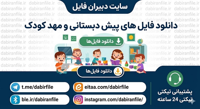 کاور بسته آموزشی طرح پیشگامان ترویج تغذیه سالم کودکستان