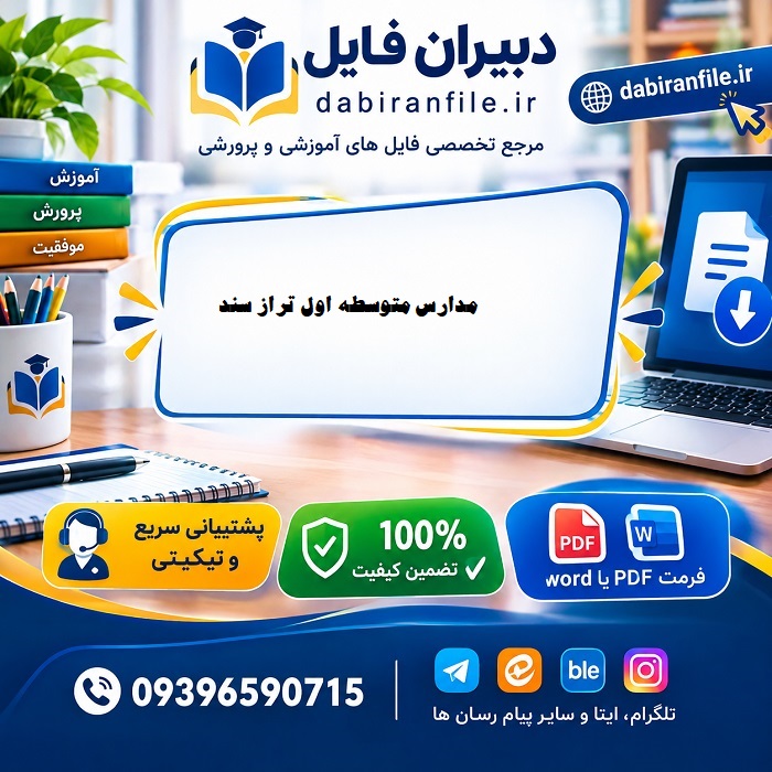 تدوین برنامه عملیاتی بر اساس ۶ ساحت تربیتی