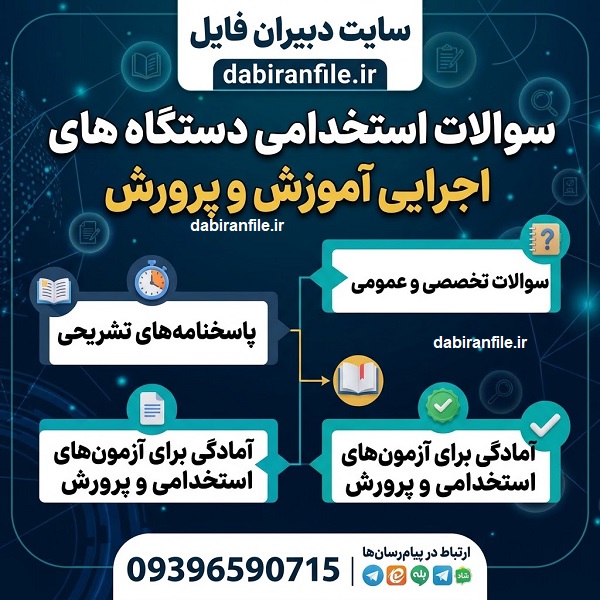 سوالات استخدامی دستگاه های اجرایی دانلود رایگان نمونه سوالات استخدامی دستگاه های اجرایی