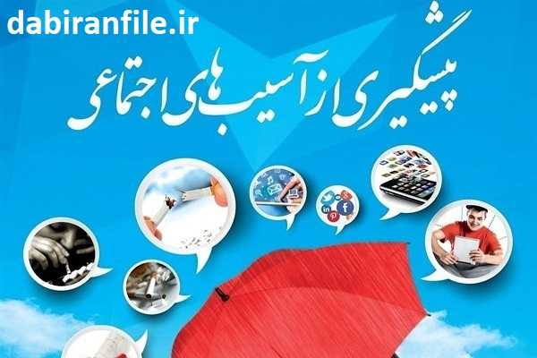 صورت جلسات کمیته پیشگیری از آسیب های اجتماعی مدرسه